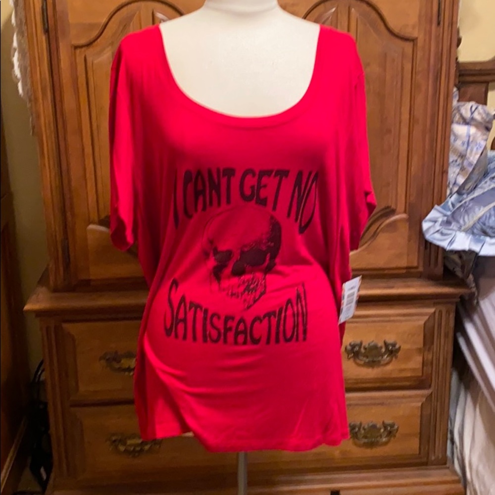 Torrid Red Graphic Short Sleeve Tee
